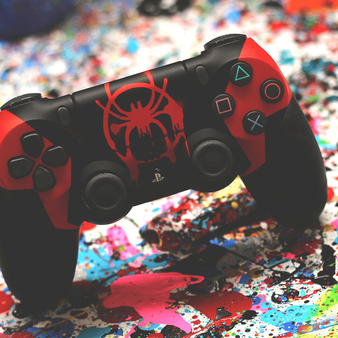 Spider-Man LED PS4 Controller Web Slinger cheapest Custom Sony PlayStation 4