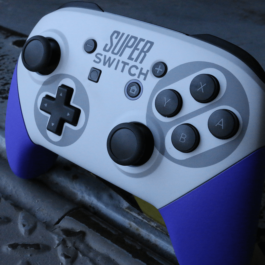 Custom Nintendo Switch Pro selling Controller SNES