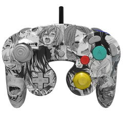 Custom Controller Nintendo Gamecube - Anime Ahegao Edition