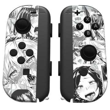 Custom Controller Nintendo Switch Joycons - AHEGAO Anime