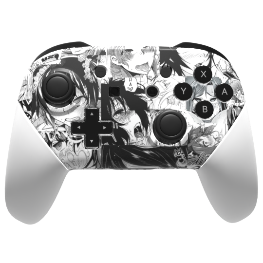 Custom Controller Nintendo Switch Pro - Anime Ahegao Edition