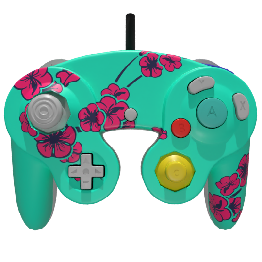 Custom Controller Nintendo Gamecube - Arizona Sad Boy Sakura Tree