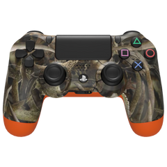 Custom Controller Sony Playstation 4 PS4 - Big Game Hunting Orange Camo