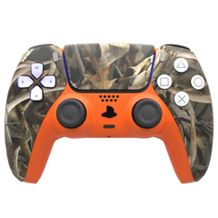 Custom Controller Sony Playstation 5 PS5 - Big Game Hunter Orange Camo