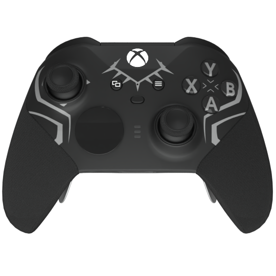 Custom Controller Microsoft Xbox One Series 2 Elite - Black Panther Wakanda Forever Superhero