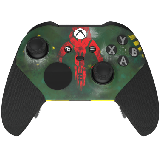 Custom Controller Microsoft Xbox One Series 2 Elite - Bounty Hunter Boba Fett