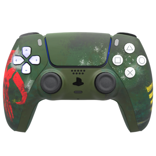 Custom Controller Sony Playstation 5 PS5 - Bounty Hunter Boba Fett