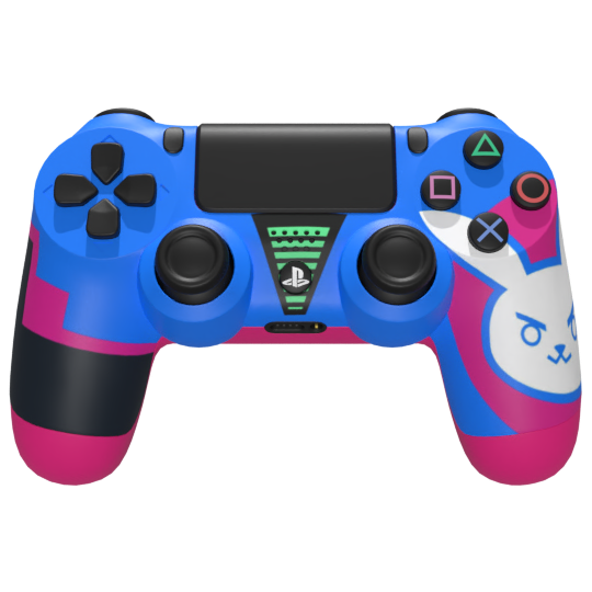 Custom Controller Sony Playstation 4 PS4 - D.VA Overwatch Nerf This Bunny FPS First Person Shooter