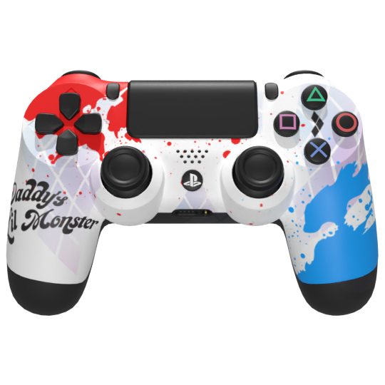 Custom Controller Sony Playstation 4 PS4 - Daddy's Lil Monster Harley Quinn