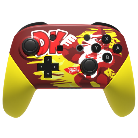 Custom Controller Nintendo Switch Pro - Super Smash Bros Donkey Kong Bananas