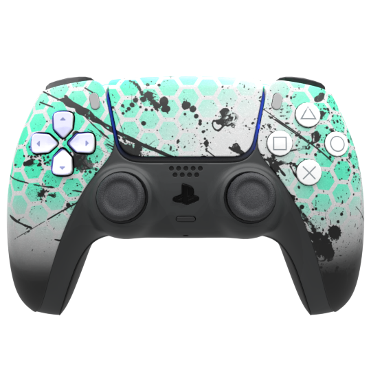 Emerald Hex – PS5 – Custom Controller | Controller Chaos