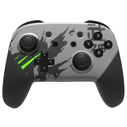 Custom Controller Nintendo Switch Pro - Genji Shimada Brothers Overwatch Japanese Dragon Blade I Need Healing Green Buttons FPS First Person Shooter