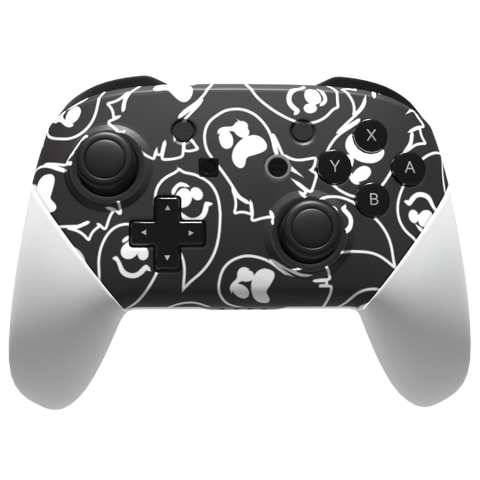 Custom Controller Nintendo Switch Pro - Ghosted Ghosts Halloween Spooky