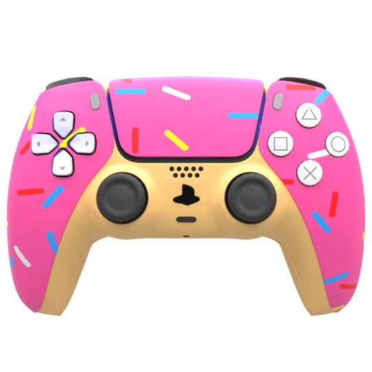 Glazed Fresh Donut – PS5 – Custom Controller – Controller Chaos