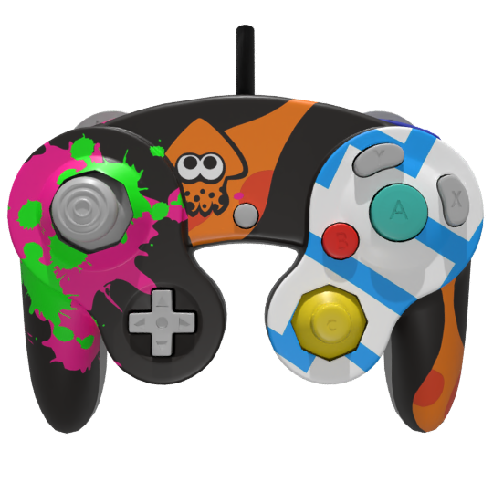 Inkling – Gamecube – Custom Controller | Smash Brothers Ultimate ...