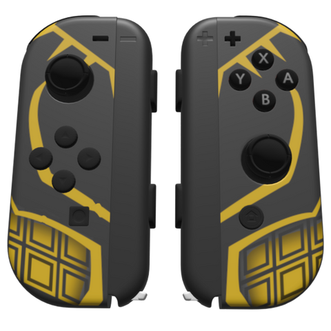 Custom Controller Nintendo Switch Joycons - King Panther Wakanda Forever Superhero