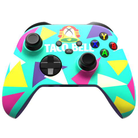 Custom Controller Microsoft Xbox Series X - Xbox One S - Taco Bell Live Mas Food