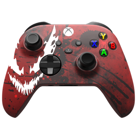 Custom Controller Microsoft Xbox Series X - Xbox One S - Maximum Carnage Spiderman