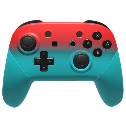 Custom Controller Nintendo Switch Pro - Mercury Haze Ombre Fade Red Crimson Blue