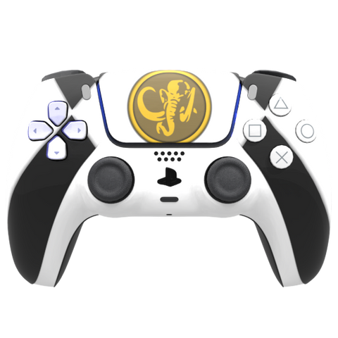 Custom Controller Sony Playstation 5 PS5 - Power Rangers Morphin Time Black