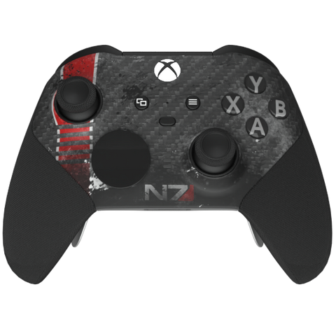 Custom Controller Microsoft Xbox One Series 2 Elite - N7 Carbon Mass Effect