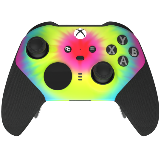 Neon Tie Dye – Xbox One Elite – Custom Controller | Controller Chaos