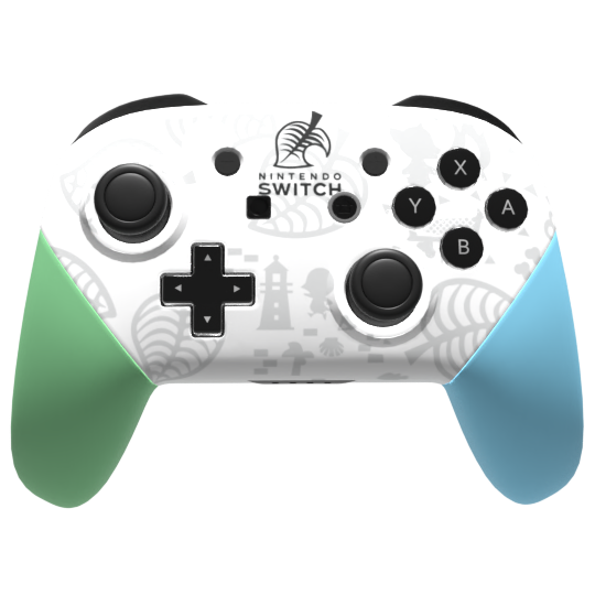 Custom animal hot crossing new horizons pro controller for nintendo switch