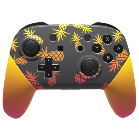 Custom Controller Nintendo Switch Pro - Pineapple Express Summer Time Ombre Fade Fruit