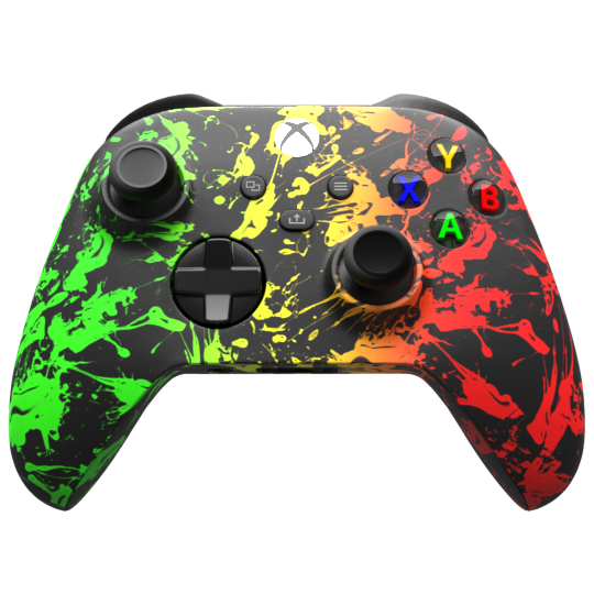 Rasta – Xbox Series X | One S – Custom Controller | Controller Chaos