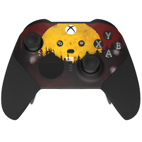 Custom Controller Microsoft Xbox One Series 2 Elite - Red Revolver RDR Red Dead Redemption