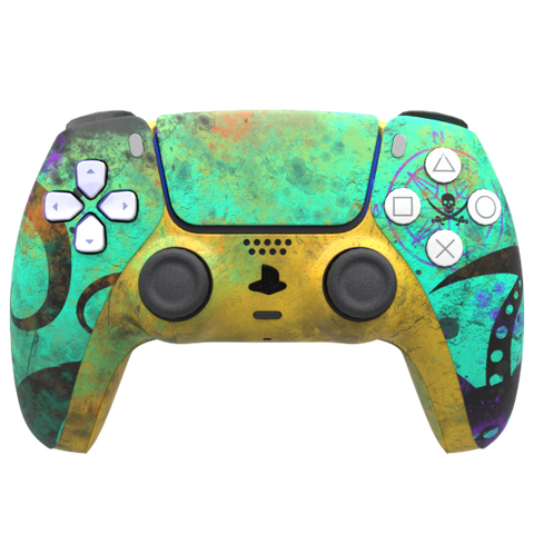 Custom Controller Sony Playstation 5 PS5 - Sea of Thieves The Kraken Ocean Pirates