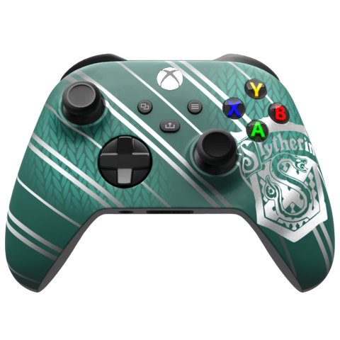 Custom Controller Microsoft Xbox Series X - Xbox One S - Harry Potter House Slytherin