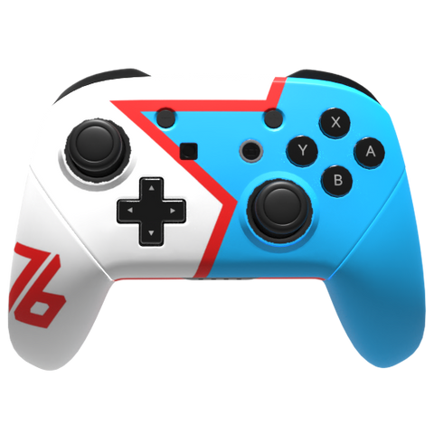 Custom Controller Nintendo Switch Pro - Soldier 76 Overwatch America Dad Morris Got You In My Sights Stay Frosty FPS First Person Shooter