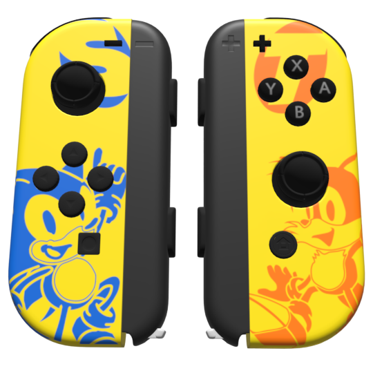 Custom switch pikachu cheapest joy cons clear