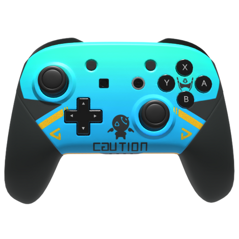 Custom Controller Nintendo Switch Pro - Symmetra Overwatch Welcome To My Reality Caution FPS First Person Shooter