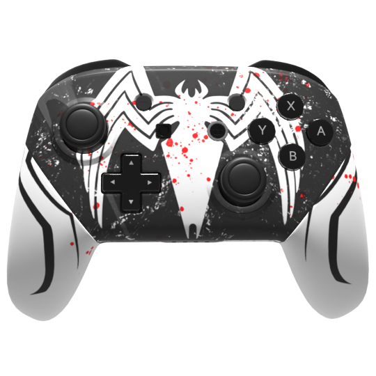 Venomous Symbiote – Switch Pro – Custom Controller – Controller Chaos