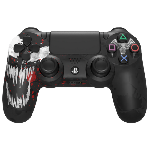 Custom Controller Sony Playstation 4 PS4 - Venomous Symbiote Venom Spiderman