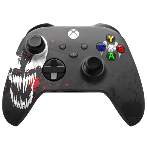 Custom Controller Microsoft Xbox Series X - Xbox One S - Venomous Symbiote Venom Spiderman