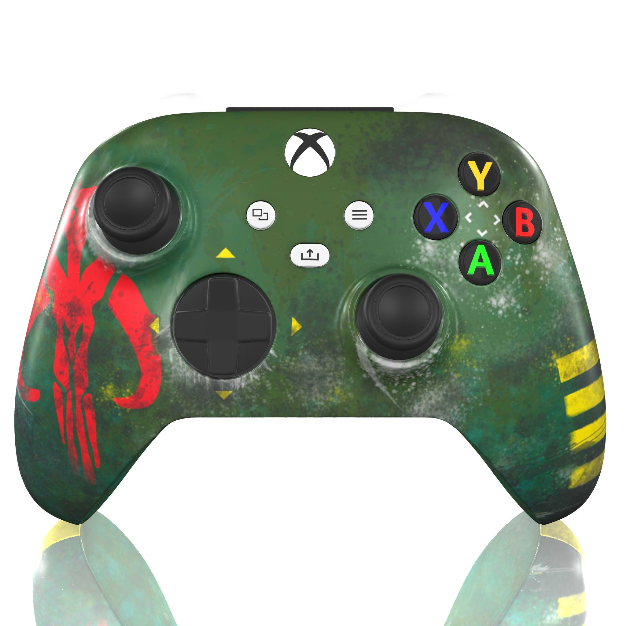 Custom Controller Microsoft Xbox Series X - Xbox One S - Bounty Hunter Boba Fett