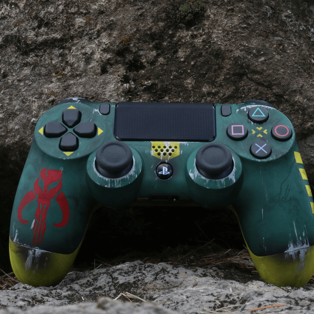 Custom Controller Sony Playstation 4 PS4 -  Bounty Hunter Boba Fett 