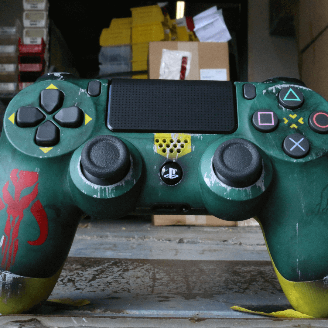 Custom Controller Sony Playstation 4 PS4 -  Bounty Hunter Boba Fett 