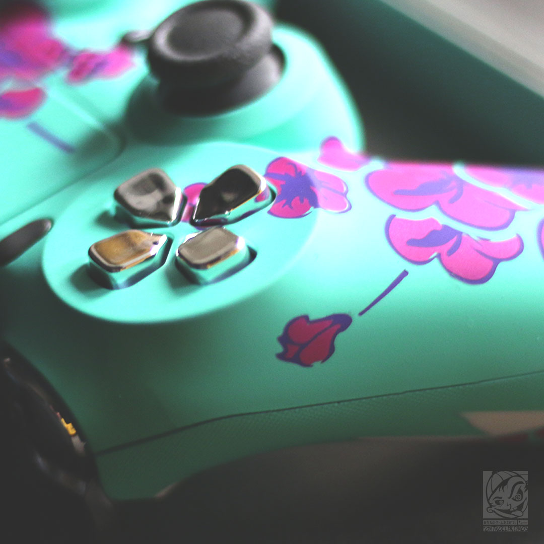 Custom Controller Sony Playstation 4 PS4 - Arizona Sad Boy Sakura Tree