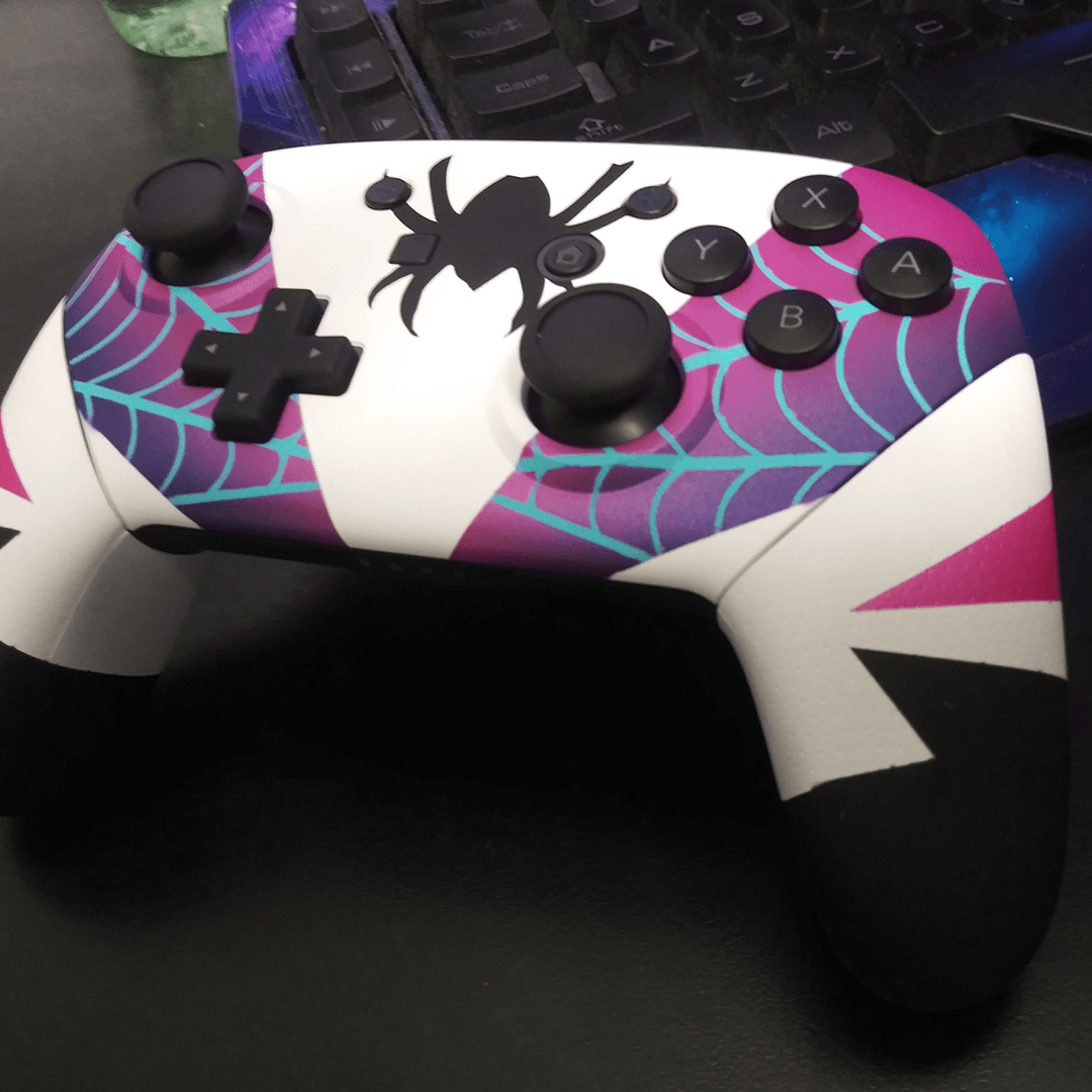 Spider Gwen – PS5 – Custom Controller | Controller Chaos