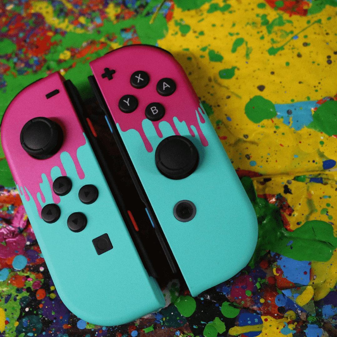 Custom Controller Nintendo Switch Joycons - Sweet Dreams Drip